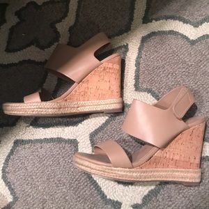 Tan wedges